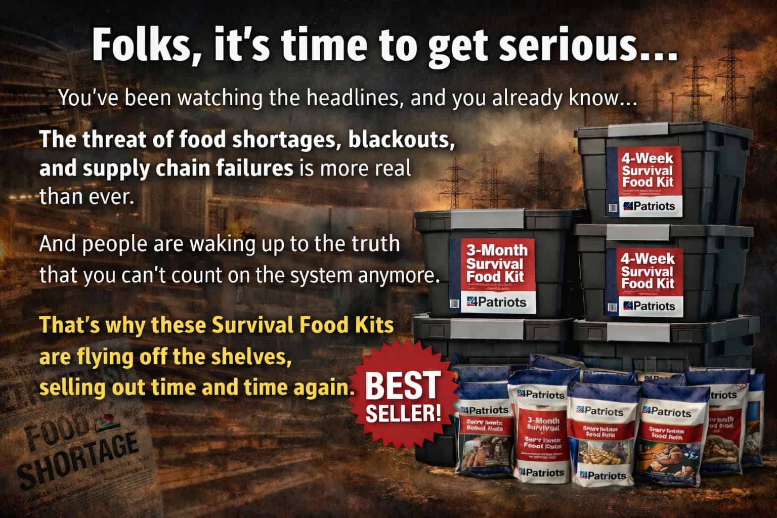 Folks, it's time to get serious...