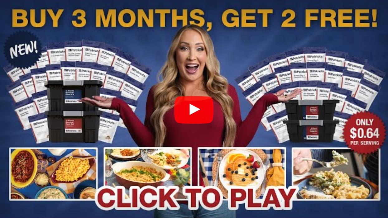 BIGGEST DEAL EVER: Get 2 Months of FREE Survival Food!