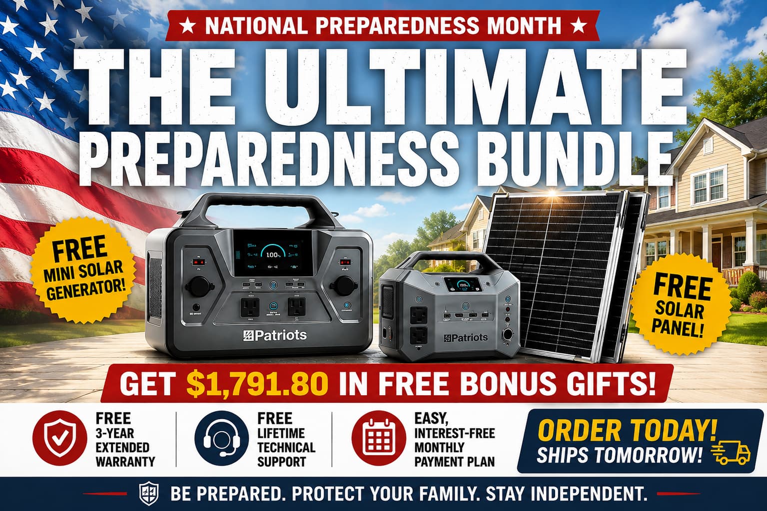 4Patriots solar backup package
