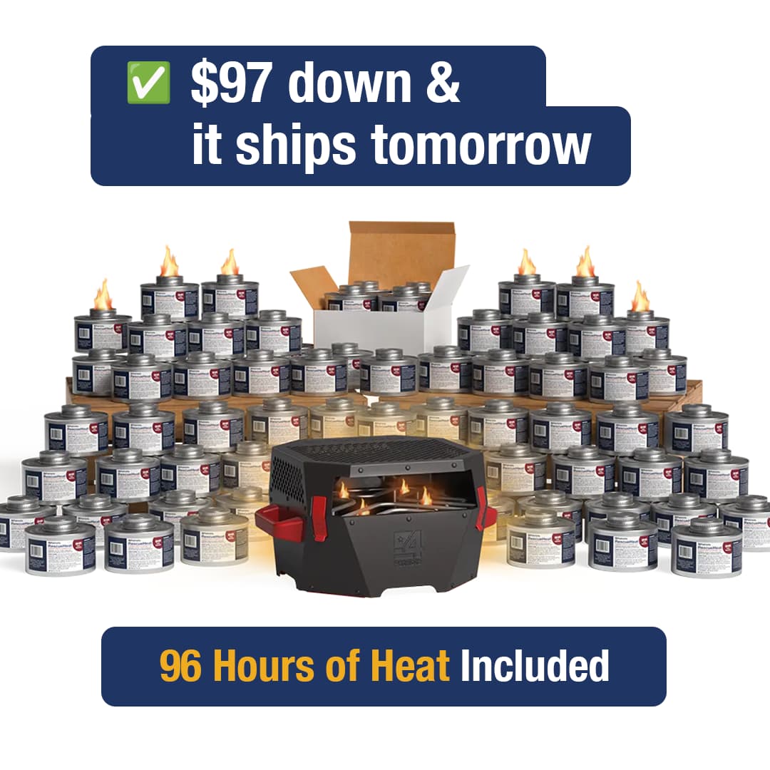 The RescueHeat Emergency Space Heater & Stove