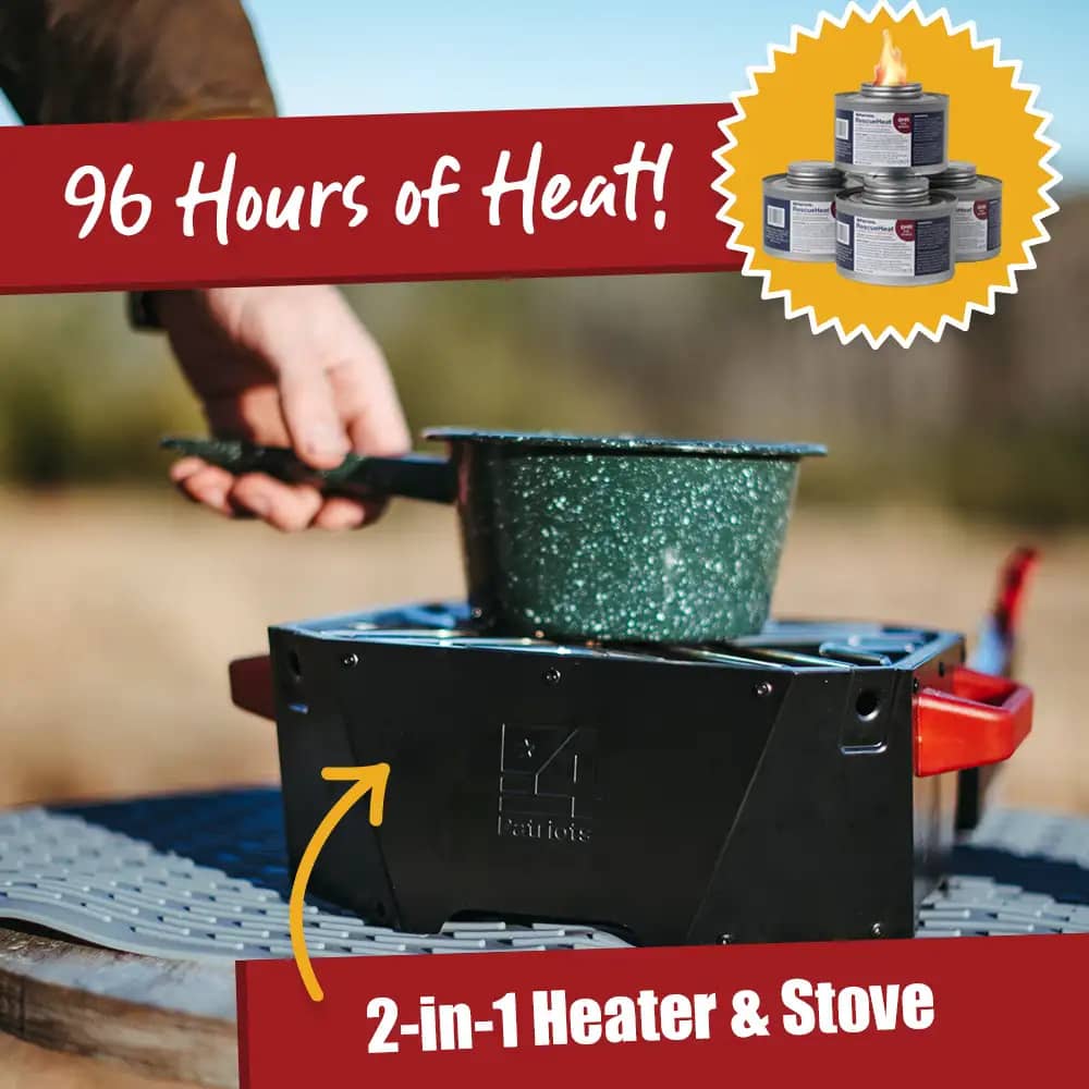 The RescueHeat Emergency Space Heater & Stove