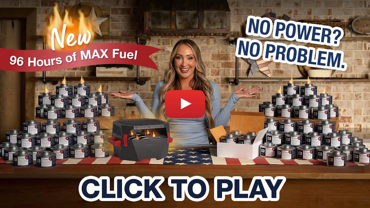 The RescueHeat Emergency Space Heater & Stove